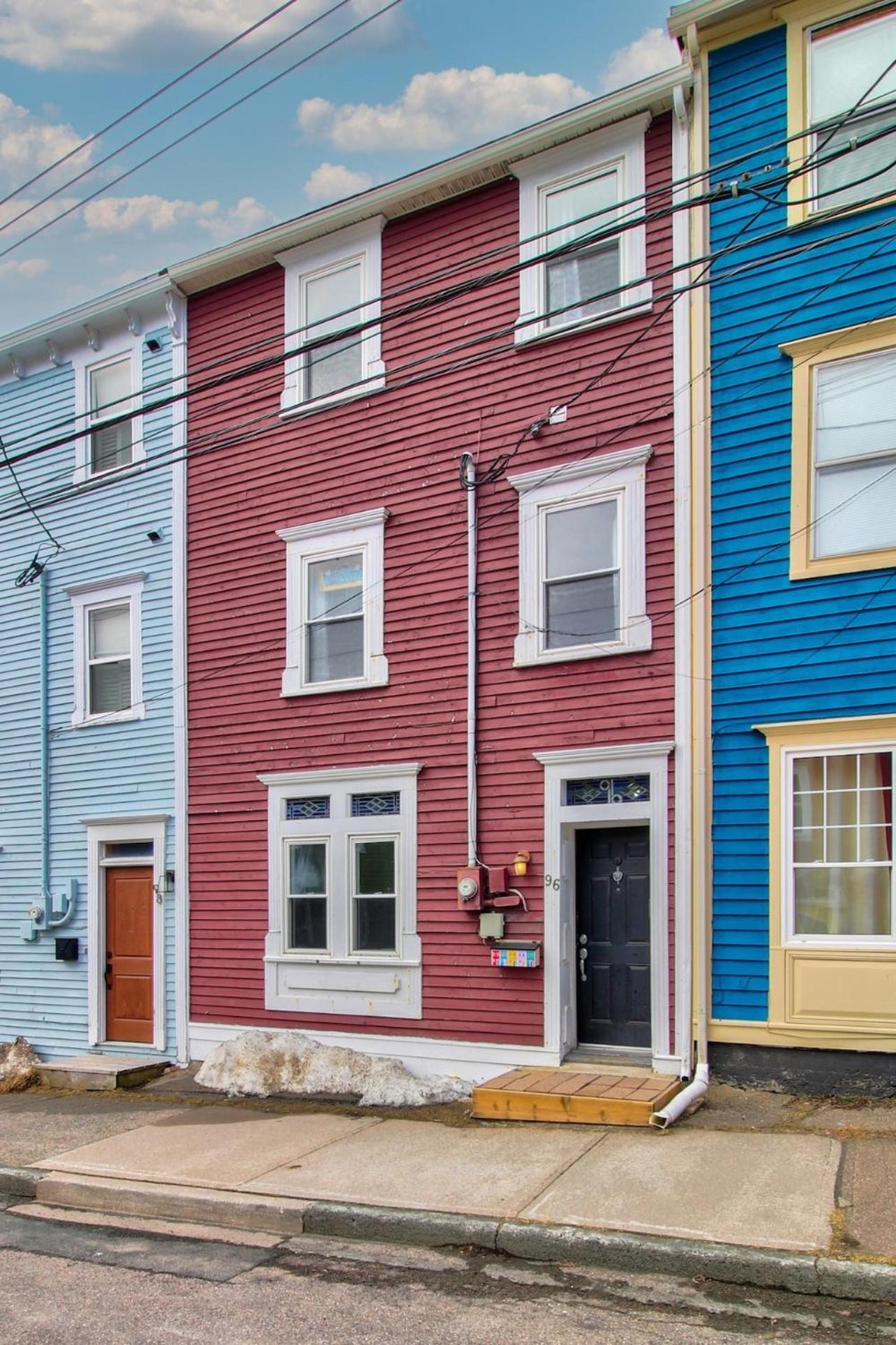 Historic Jelly Bean Row House, Walk To Signal Hill Villa St. John's Eksteriør billede